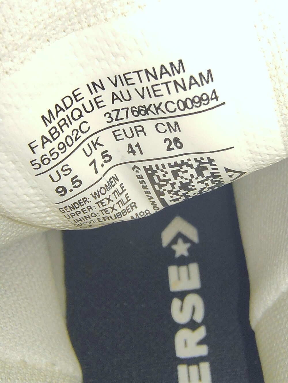Converse Chuck Taylor All Star Hi Lugged Platform White Canvas Sneaker 9.5 - Picture 11 of 12